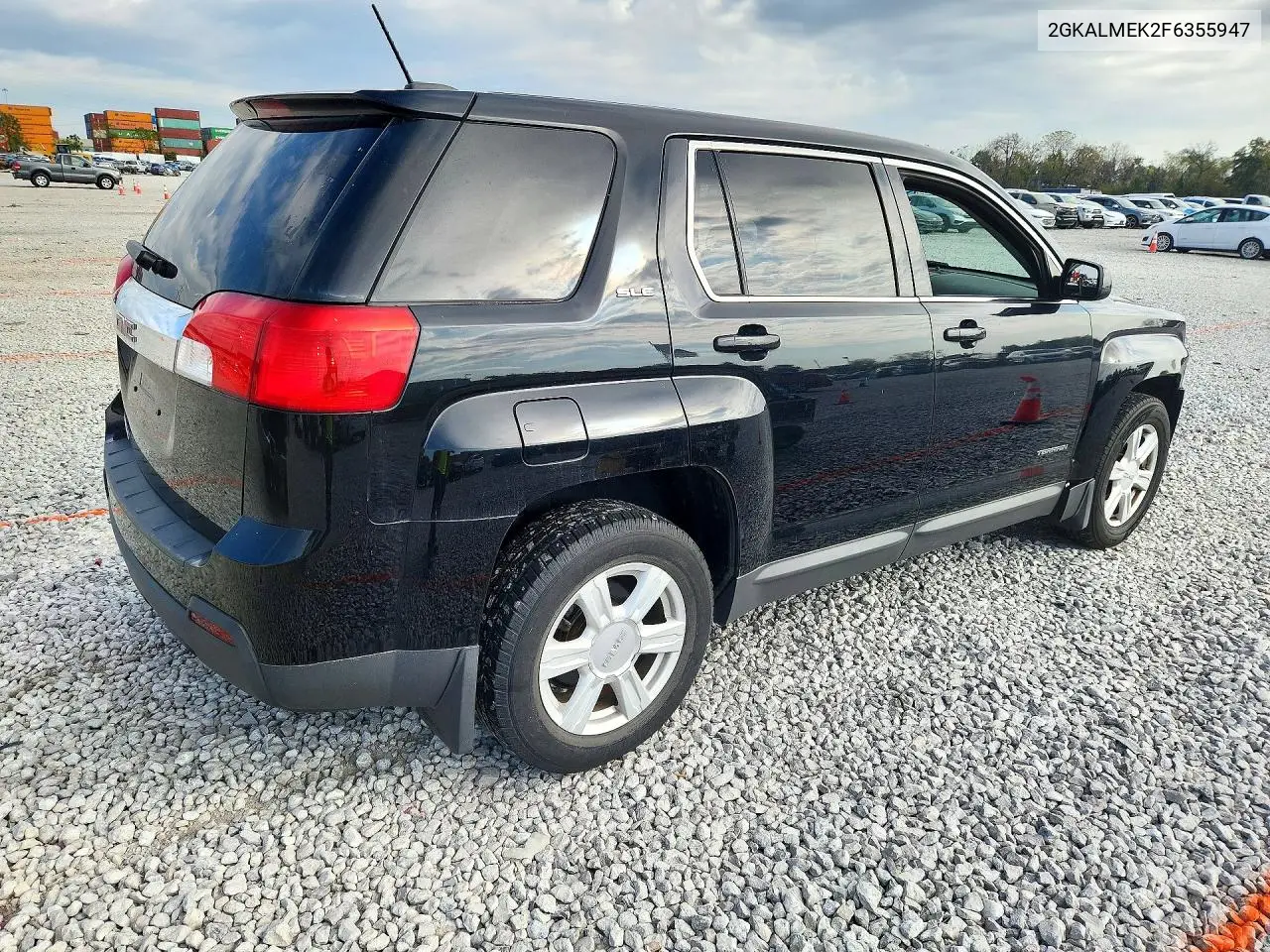 2015 GMC TERRAIN VIN 2GKALMEK2F6355947 — фото 3