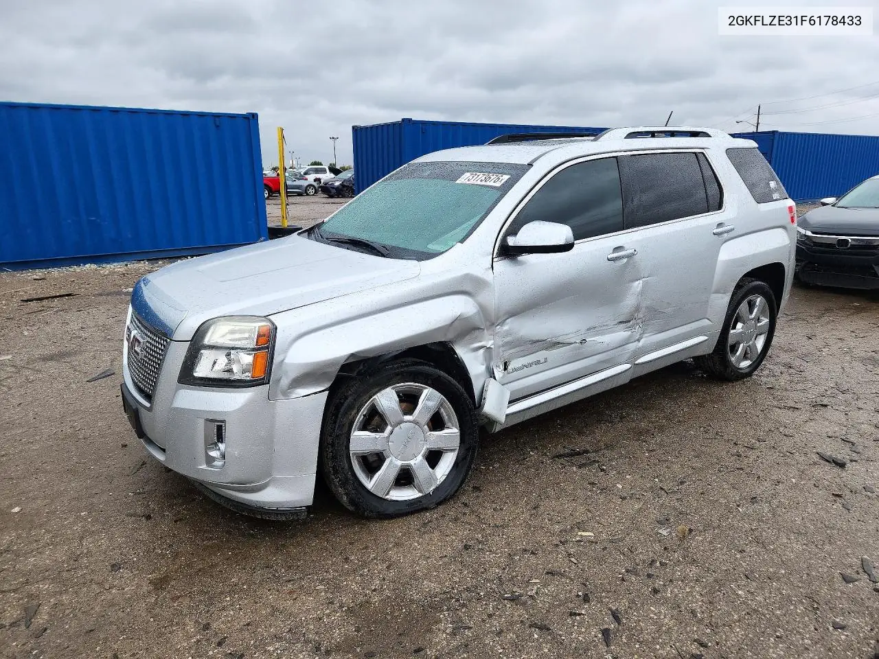 GMC TERRAIN 2015, VIN 2GKFLZE31F6178433