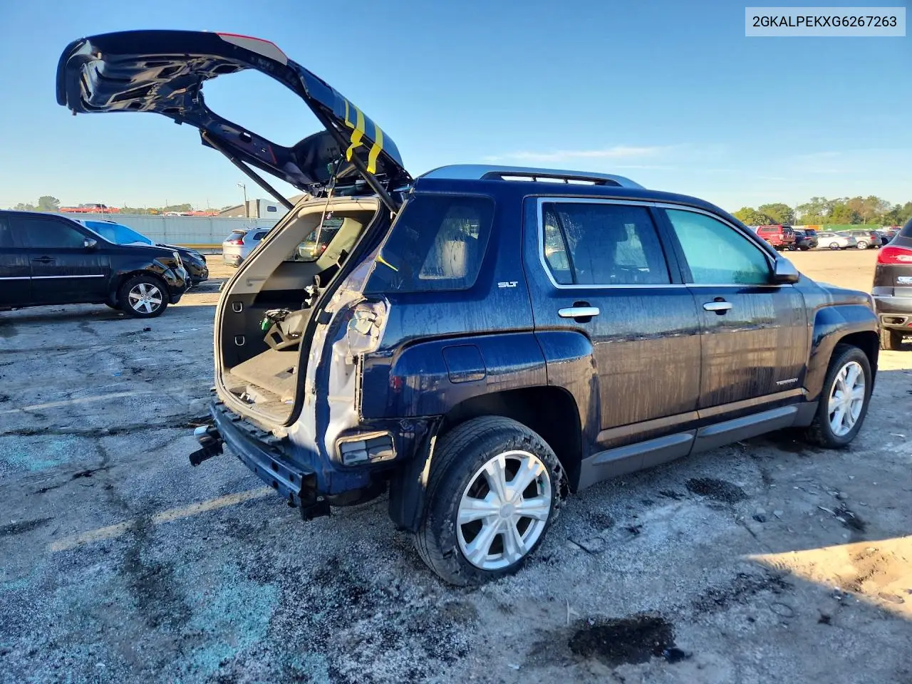 2016 GMC TERRAIN VIN 2GKALPEKXG6267263 — фото 3