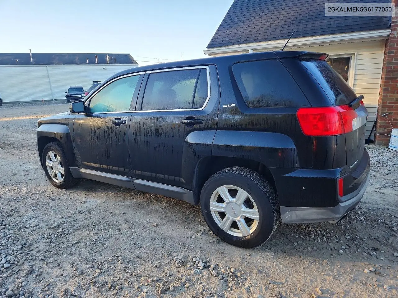 2016 GMC TERRAIN VIN 2GKALMEK5G6177050 — фото 2