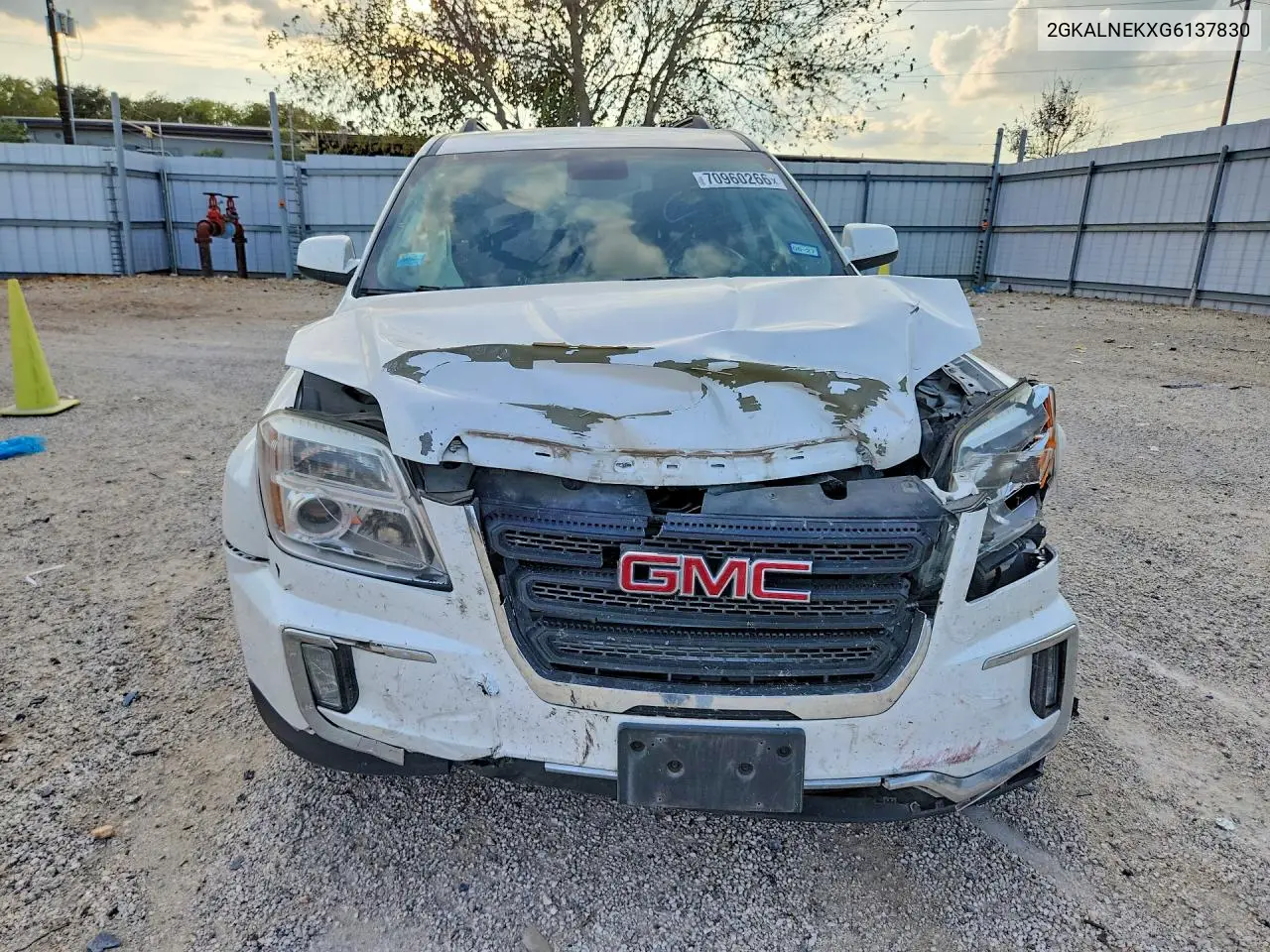 2016 GMC TERRAIN VIN 2GKALNEKXG6137830 — фото 5