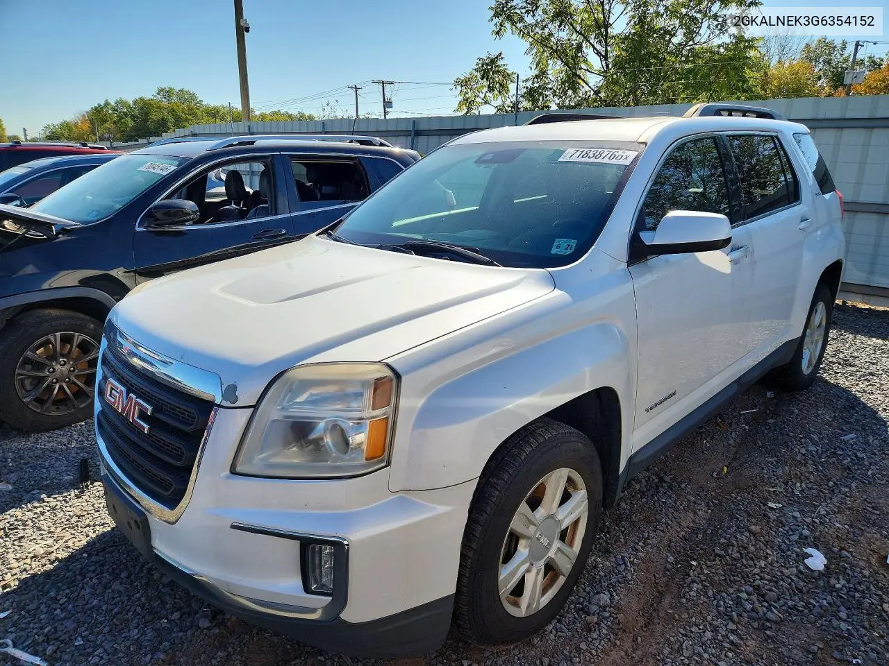 GMC TERRAIN 2016, VIN 2GKALNEK3G6354152