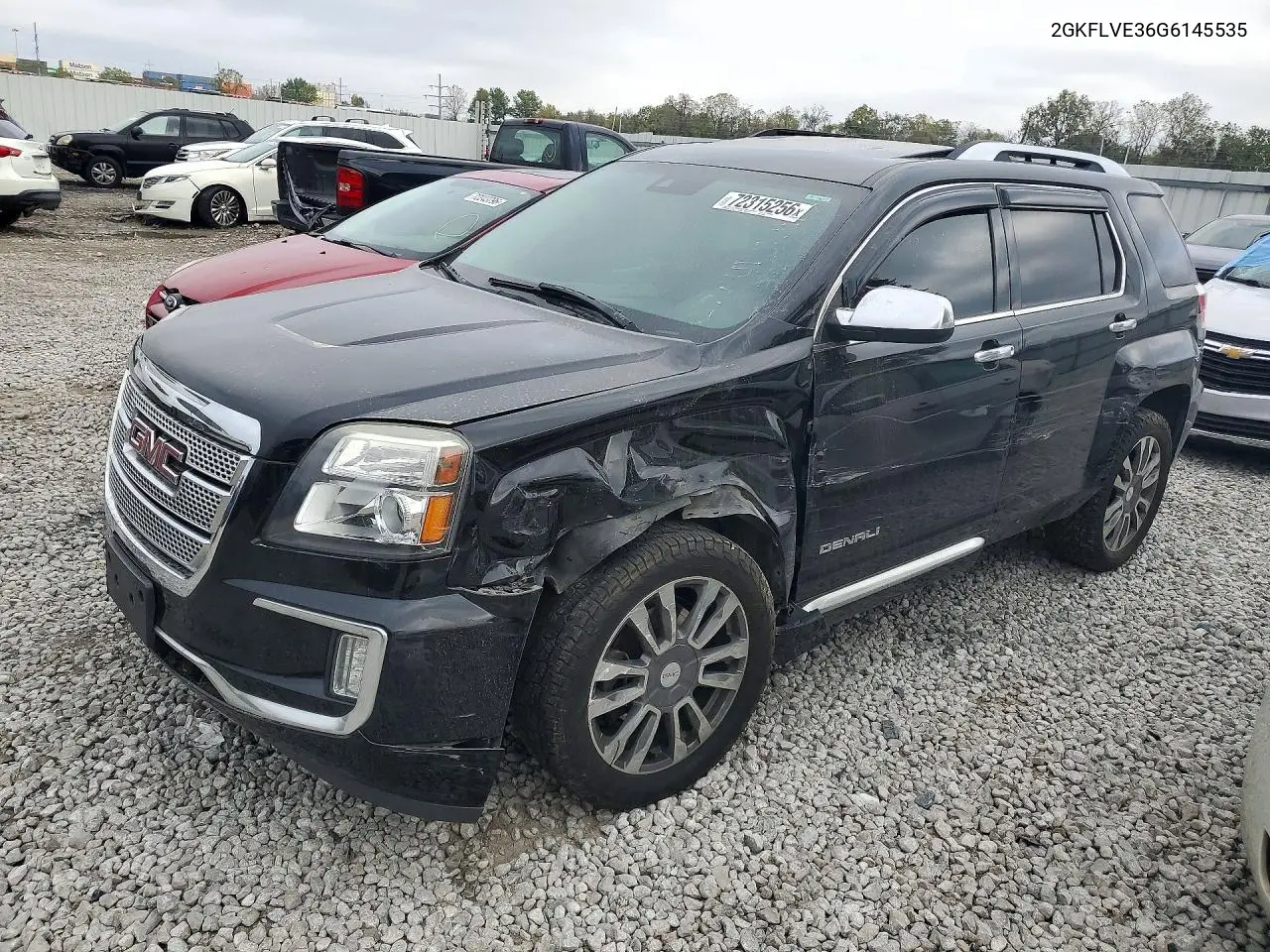 GMC TERRAIN 2016, VIN 2GKFLVE36G6145535