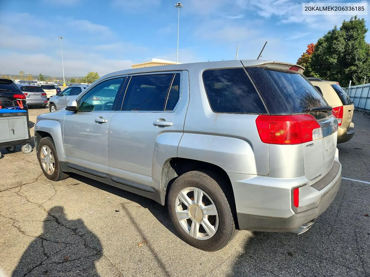 2016 GMC TERRAIN VIN 2GKALMEK2G6336185 — фото 2