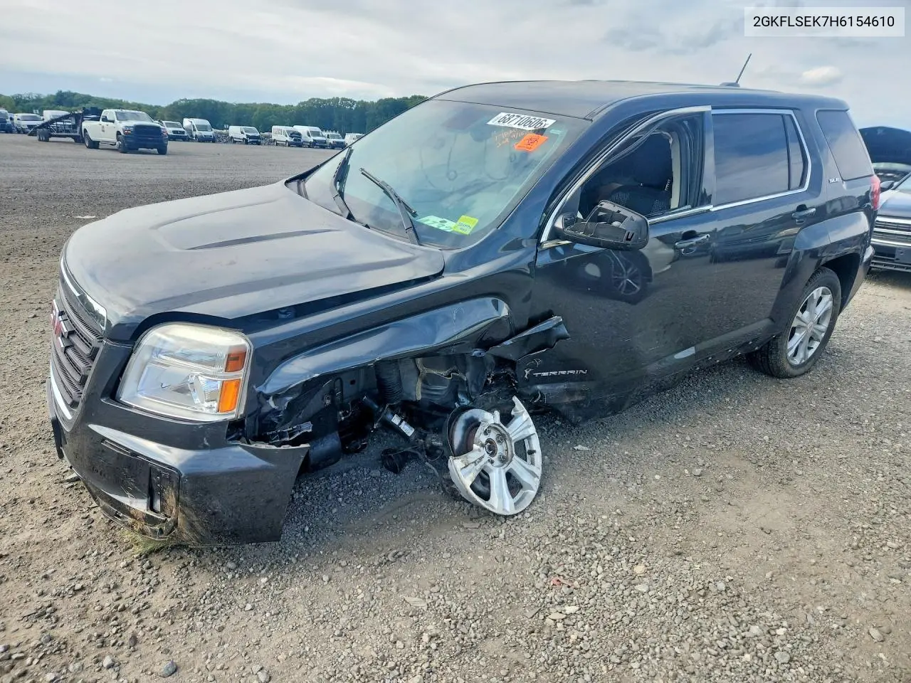 GMC TERRAIN 2017, VIN 2GKFLSEK7H6154610