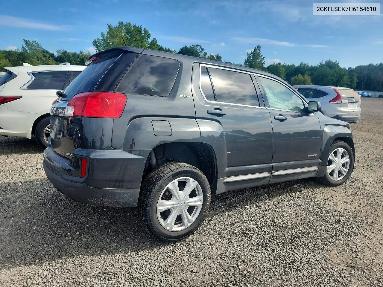 2017 GMC TERRAIN VIN 2GKFLSEK7H6154610 — фото 3