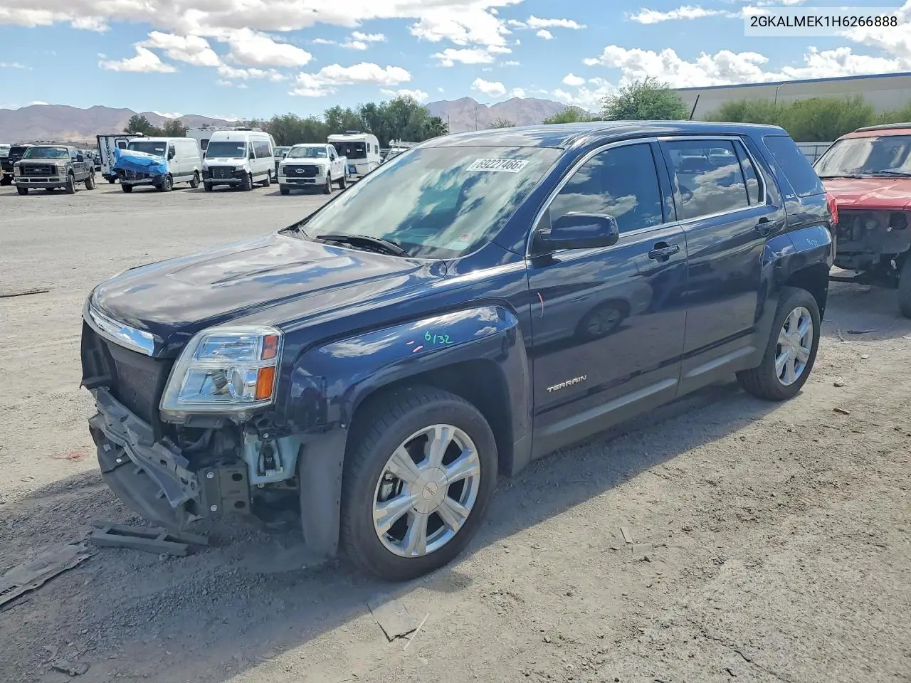 GMC TERRAIN 2017, VIN 2GKALMEK1H6266888