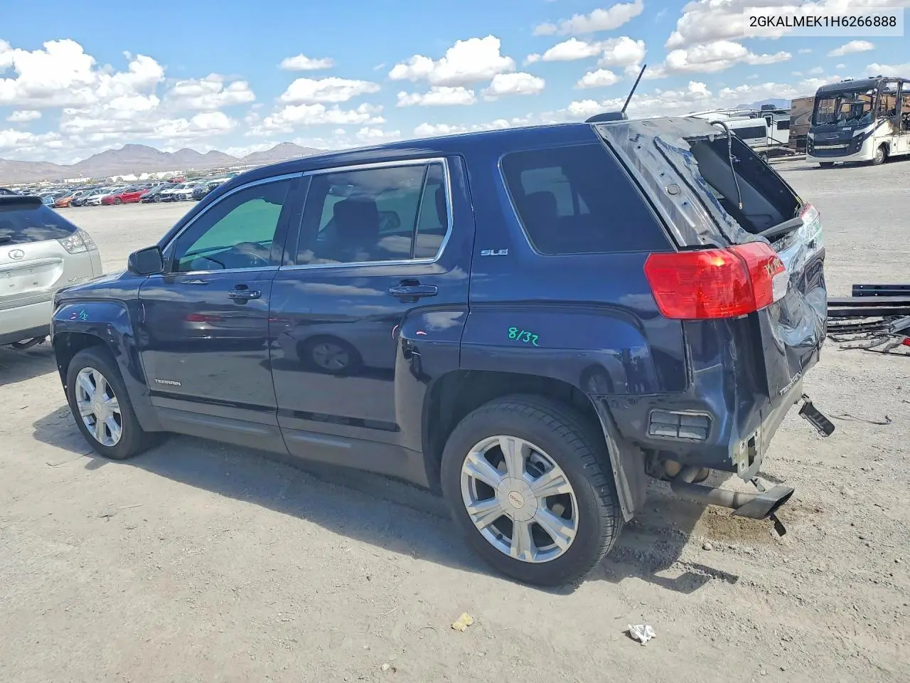 2017 GMC TERRAIN VIN 2GKALMEK1H6266888 — фото 2