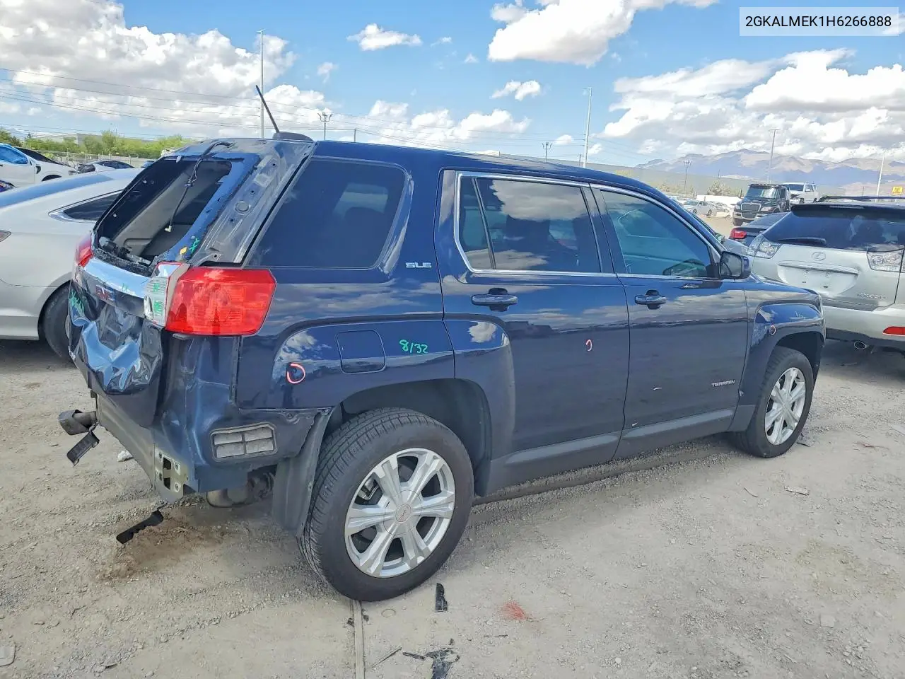2017 GMC TERRAIN VIN 2GKALMEK1H6266888 — фото 3