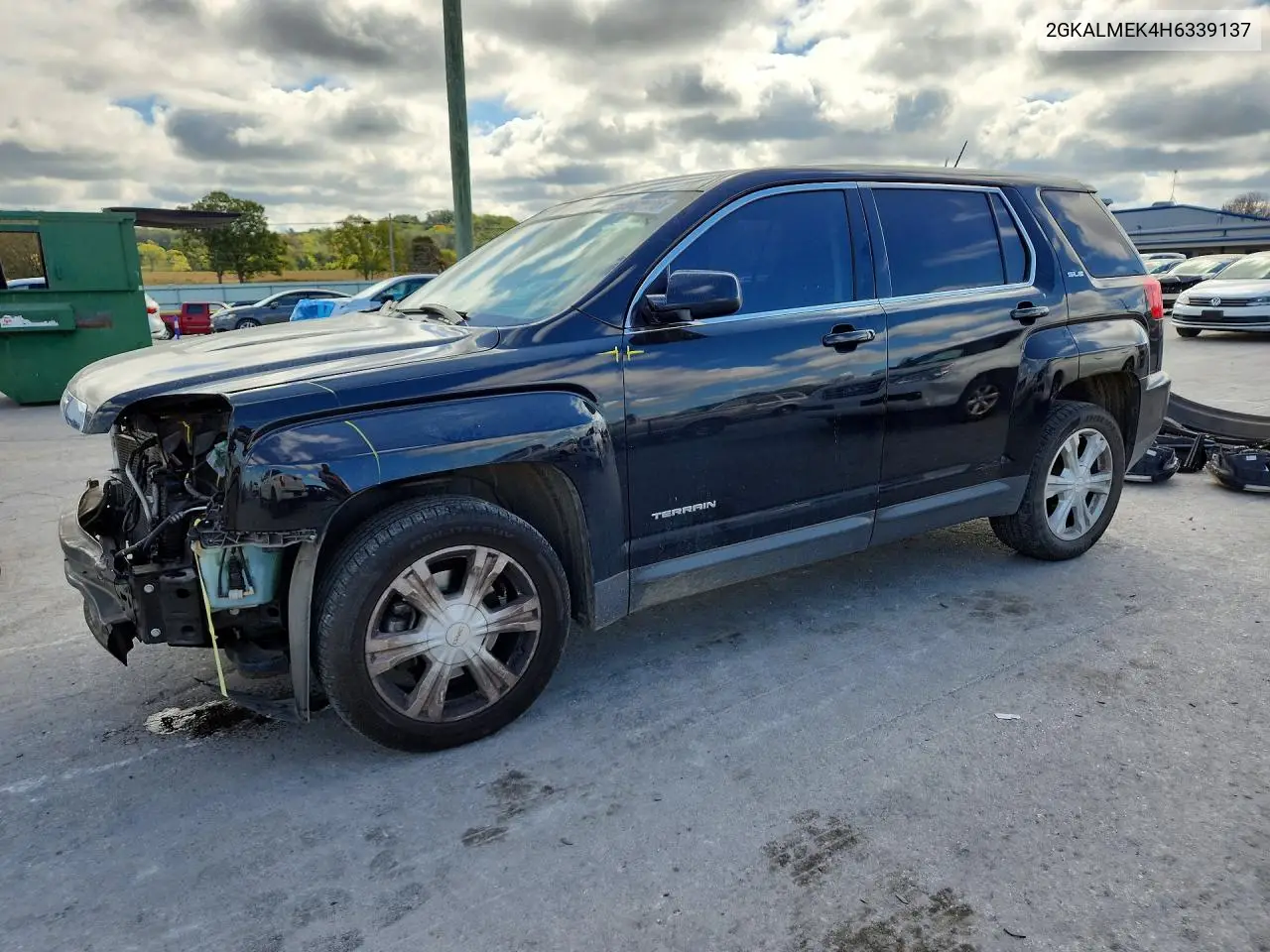GMC TERRAIN 2017, VIN 2GKALMEK4H6339137