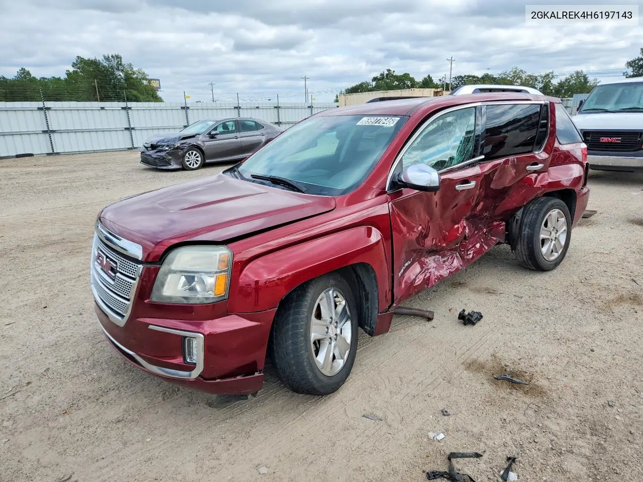 GMC TERRAIN 2017, VIN 2GKALREK4H6197143