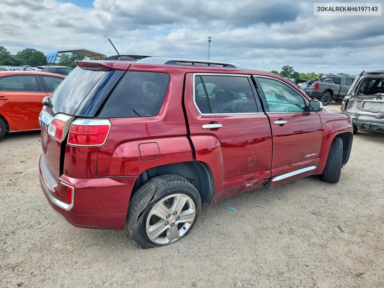 2017 GMC TERRAIN VIN 2GKALREK4H6197143 — фото 3