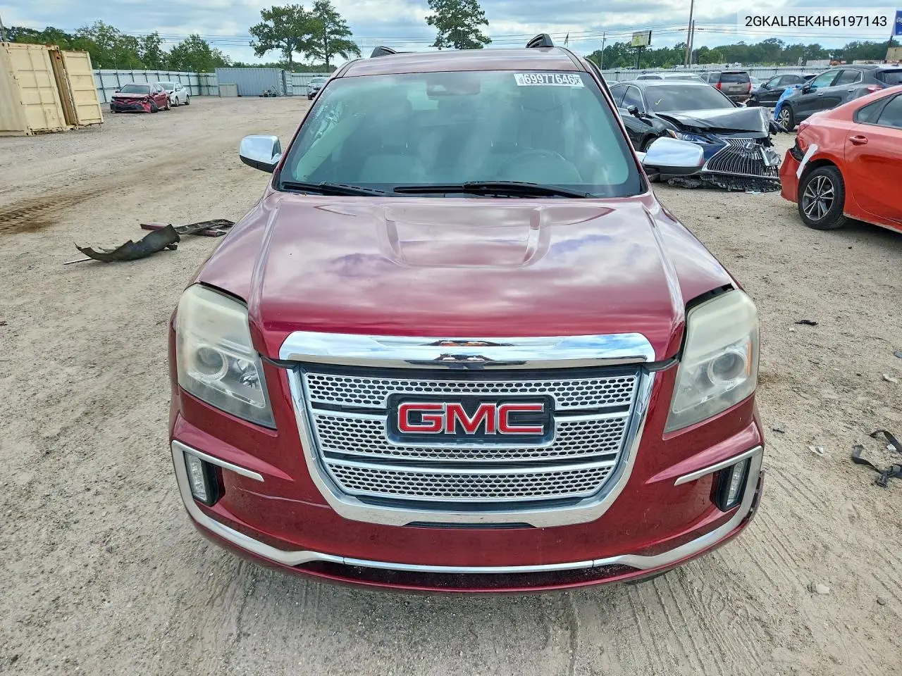 2017 GMC TERRAIN VIN 2GKALREK4H6197143 — фото 5