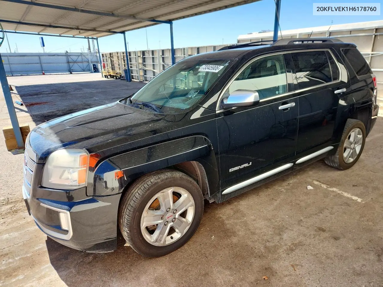 GMC TERRAIN 2017, VIN 2GKFLVEK1H6178760