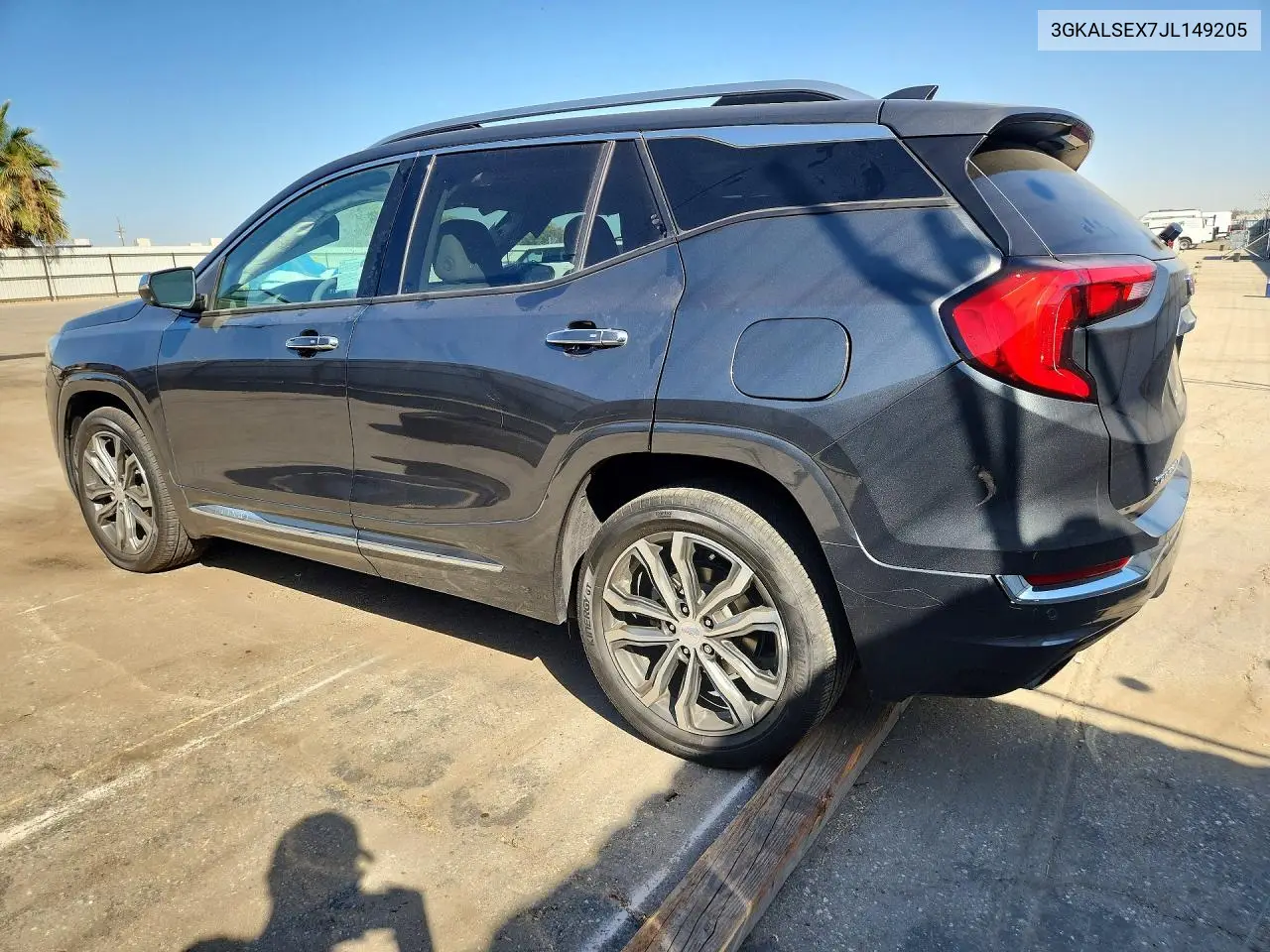 2018 GMC TERRAIN VIN 3GKALSEX7JL149205 — фото 2