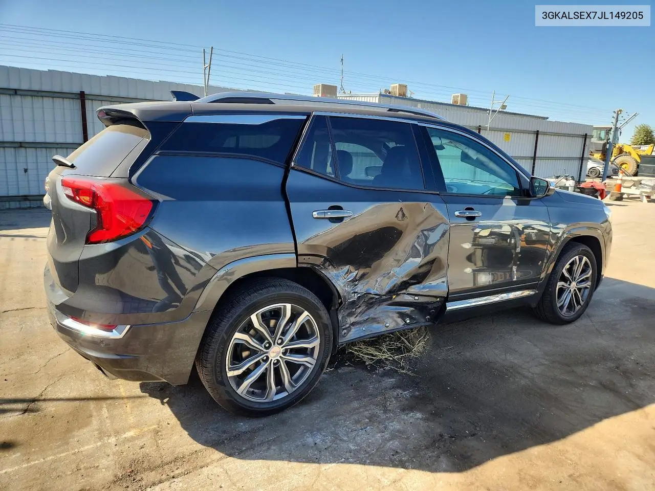 2018 GMC TERRAIN VIN 3GKALSEX7JL149205 — фото 3