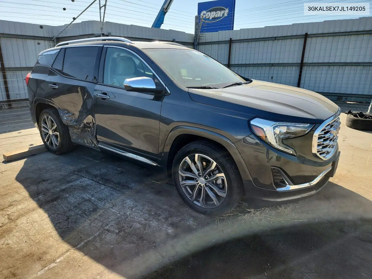 2018 GMC TERRAIN VIN 3GKALSEX7JL149205 — фото 4