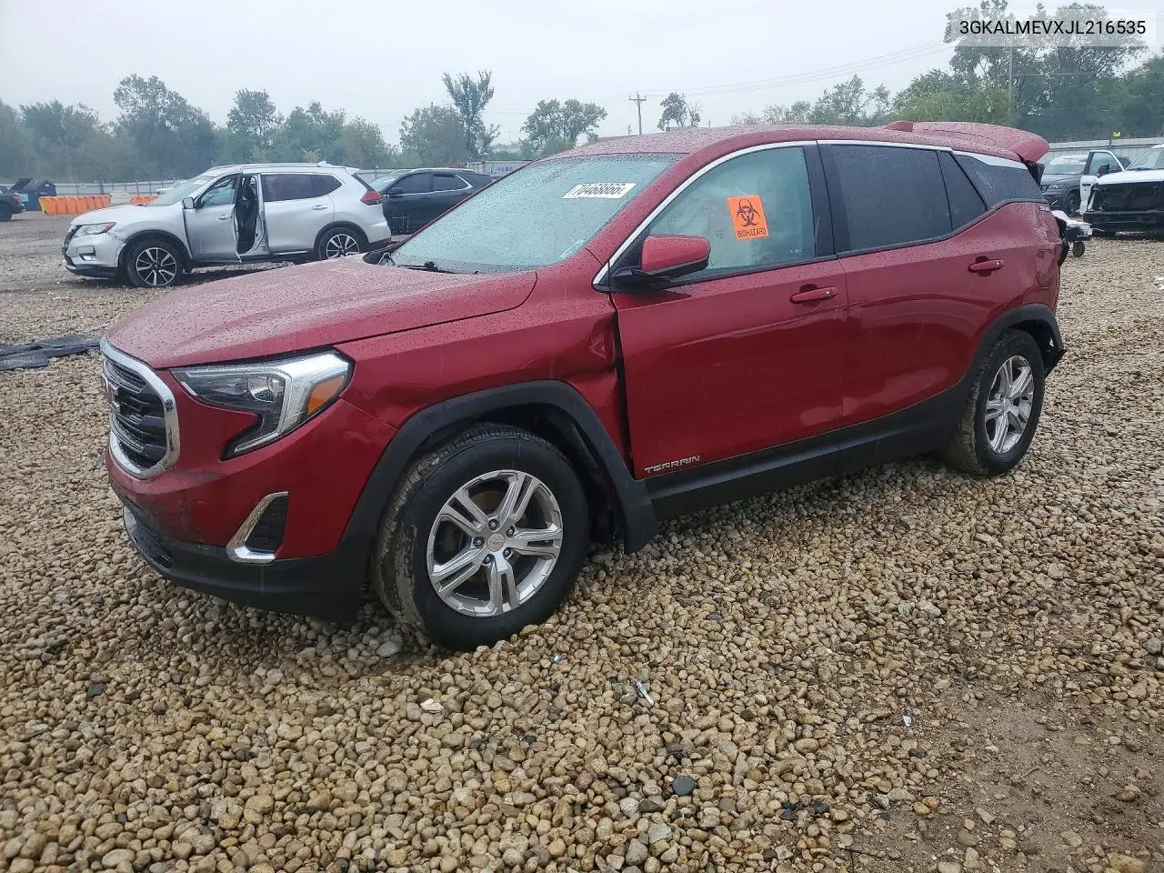GMC TERRAIN 2018, VIN 3GKALMEVXJL216535