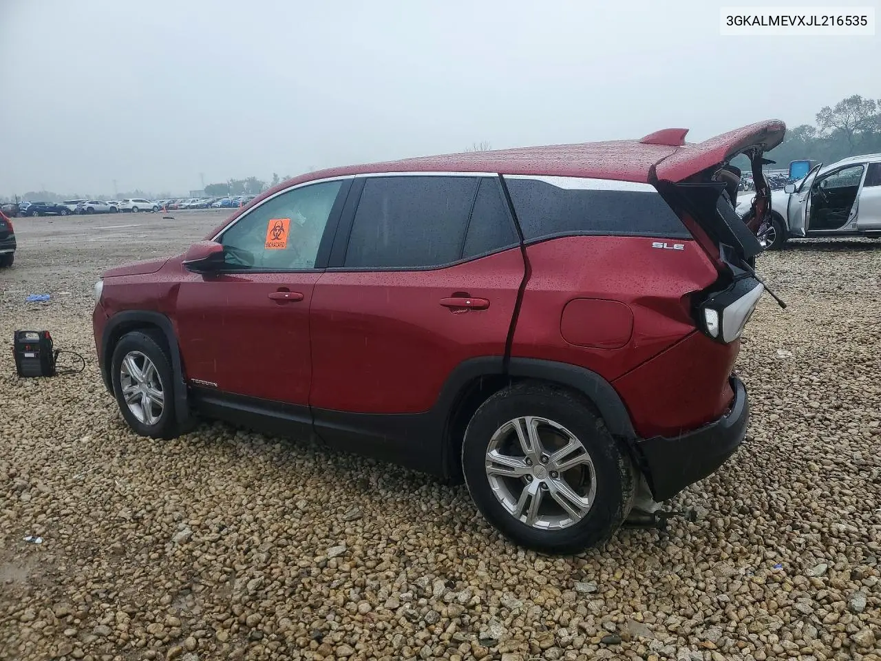 2018 GMC TERRAIN VIN 3GKALMEVXJL216535 — фото 2