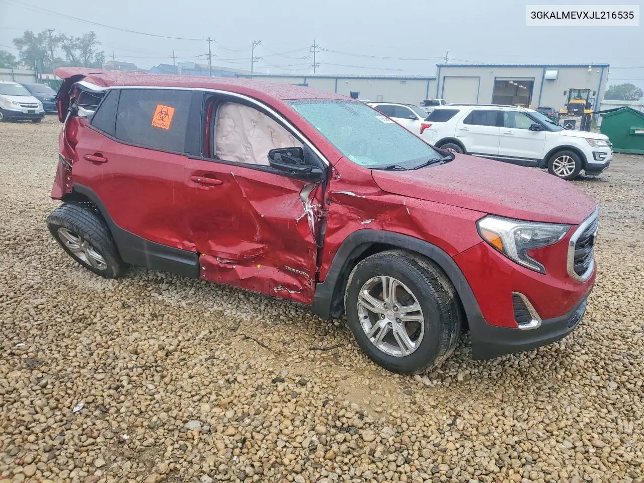 2018 GMC TERRAIN VIN 3GKALMEVXJL216535 — фото 4