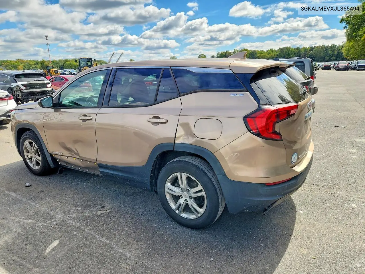 2018 GMC TERRAIN VIN 3GKALMEVXJL365494 — фото 2