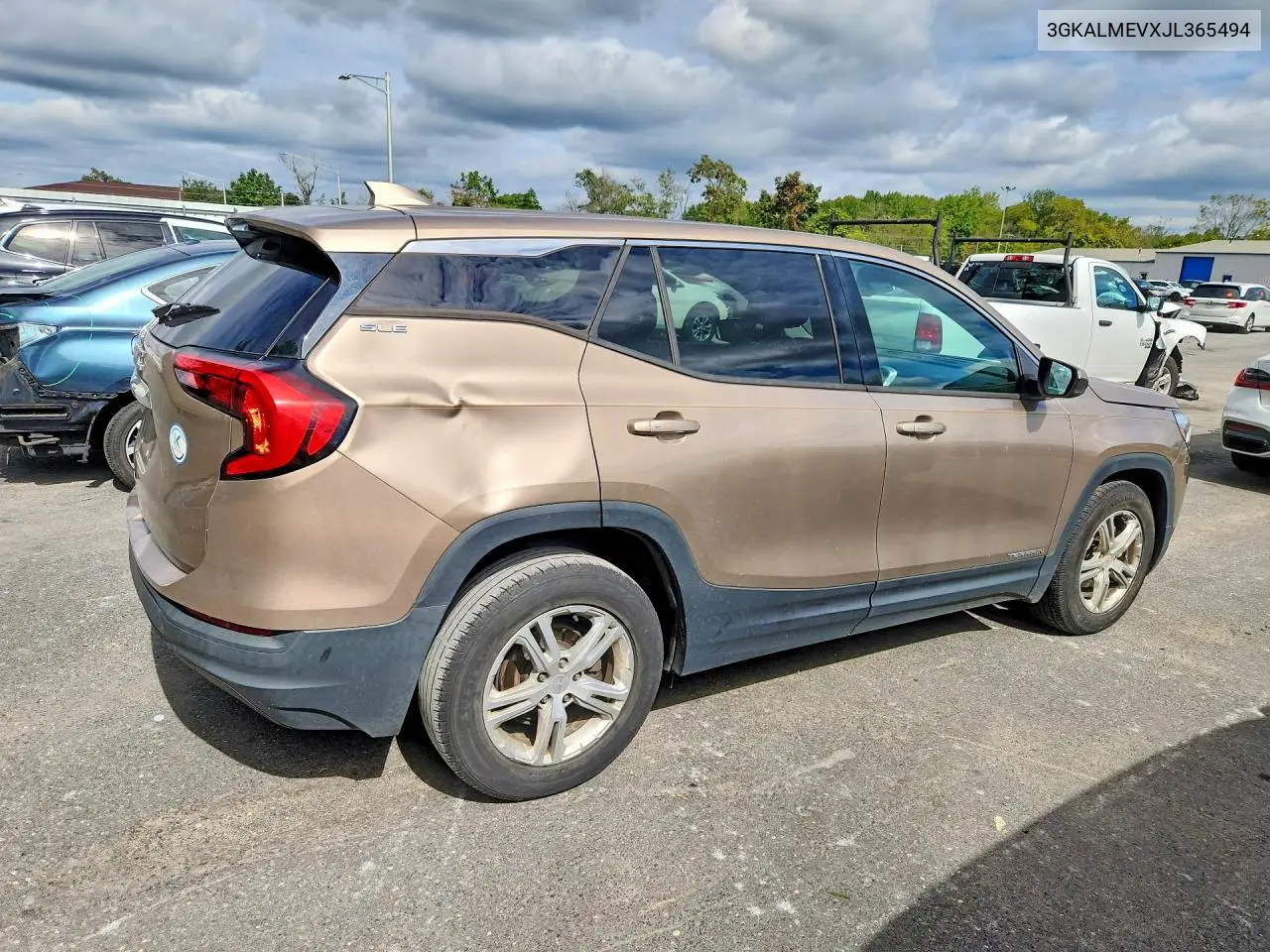 2018 GMC TERRAIN VIN 3GKALMEVXJL365494 — фото 3