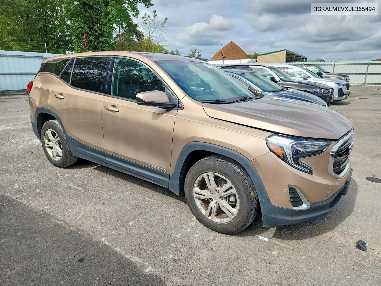 2018 GMC TERRAIN VIN 3GKALMEVXJL365494 — фото 4