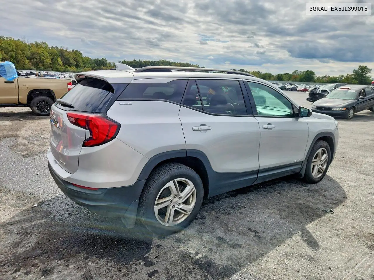 2018 GMC TERRAIN VIN 3GKALTEX5JL399015 — фото 3