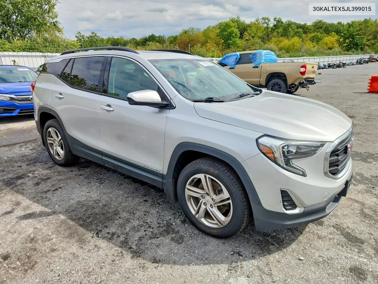 2018 GMC TERRAIN VIN 3GKALTEX5JL399015 — фото 4