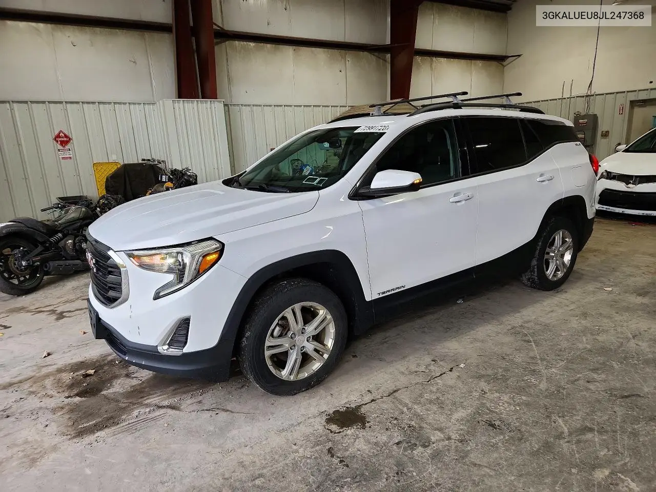 GMC TERRAIN 2018, VIN 3GKALUEU8JL247368
