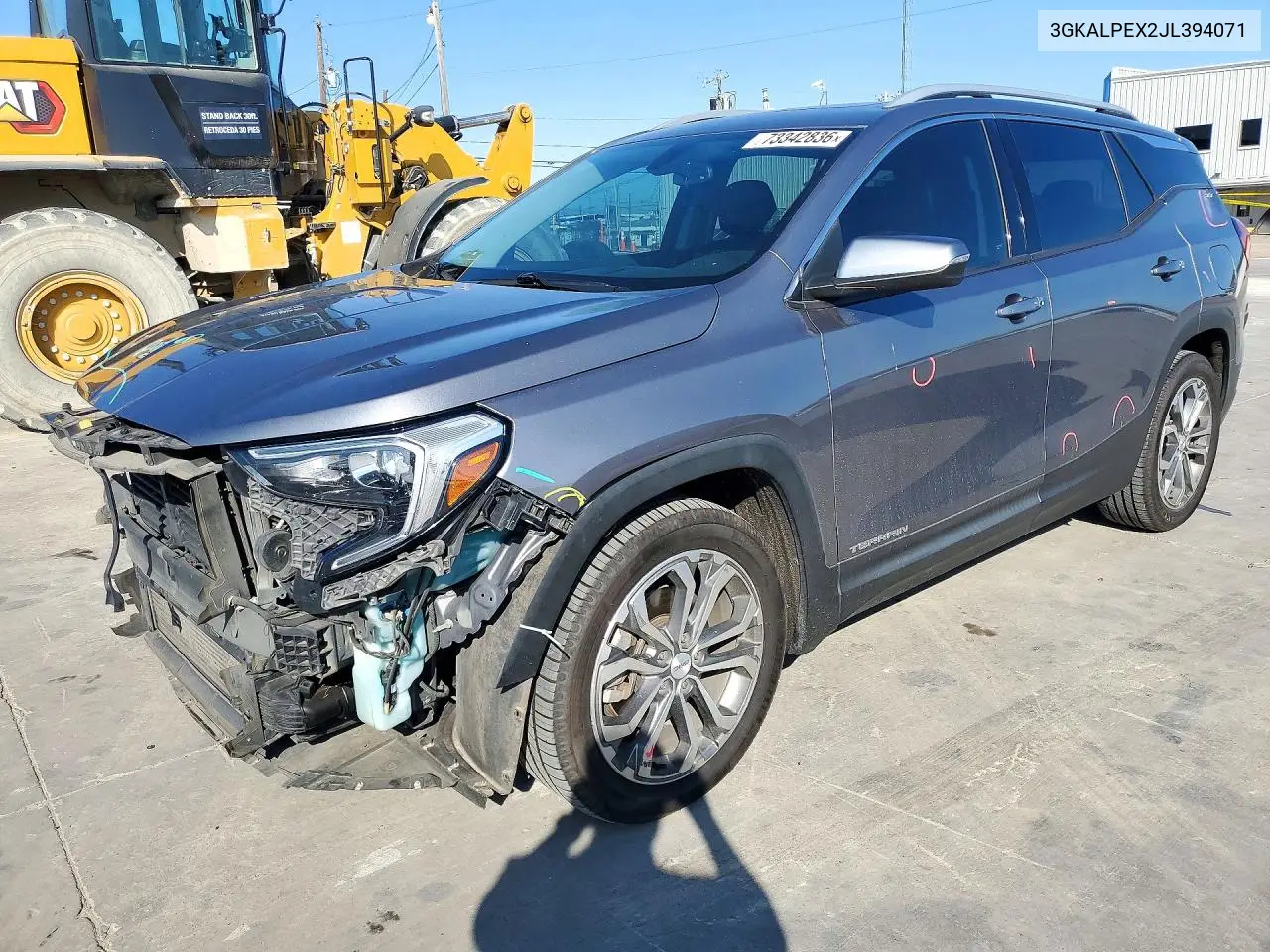 GMC TERRAIN 2018, VIN 3GKALPEX2JL394071