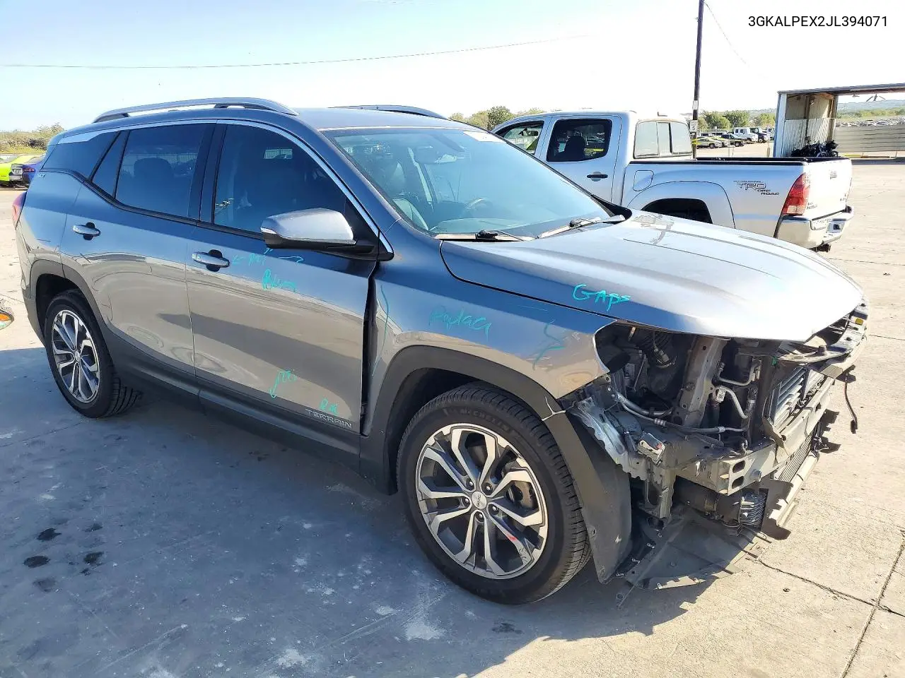 2018 GMC TERRAIN VIN 3GKALPEX2JL394071 — фото 4