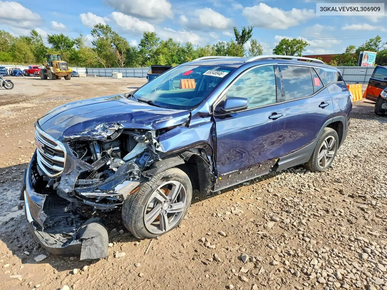 GMC TERRAIN 2019, VIN 3GKALVEV5KL306909