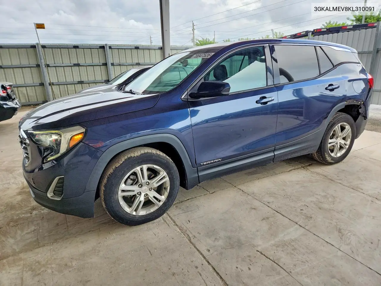 GMC TERRAIN 2019, VIN 3GKALMEV8KL310091