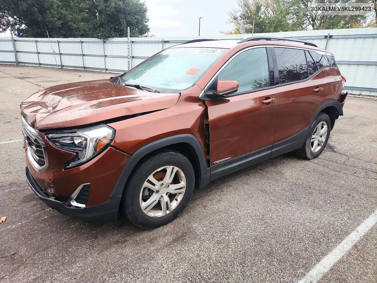 GMC TERRAIN 2019, VIN 3GKALMEV5KL299423