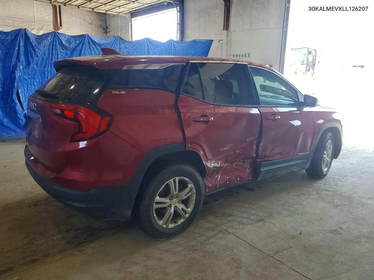 2020 GMC TERRAIN VIN 3GKALMEVXLL126207 — фото 3