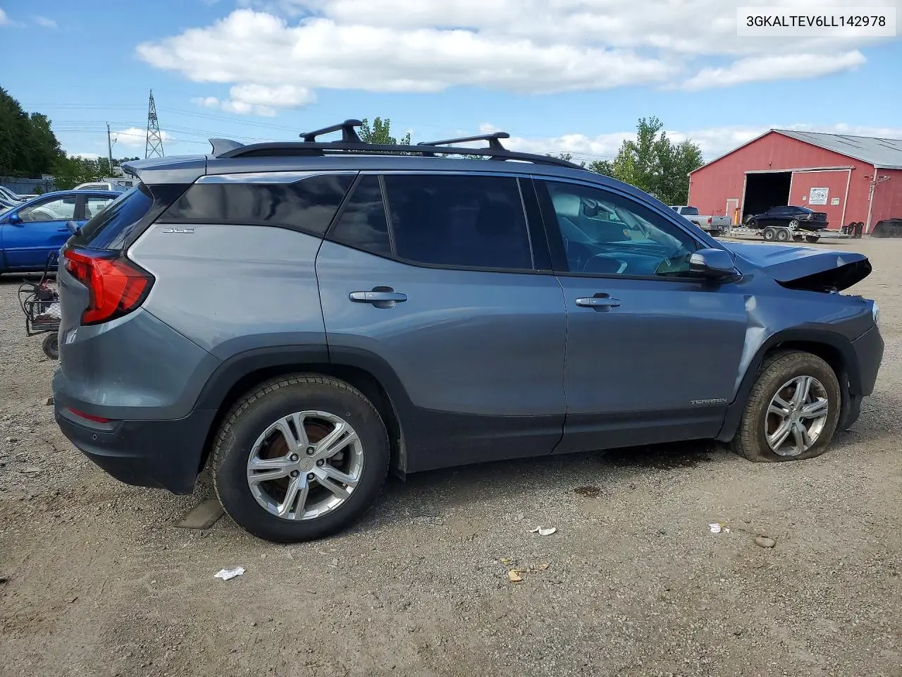 2020 GMC TERRAIN VIN 3GKALTEV6LL142978 — фото 3