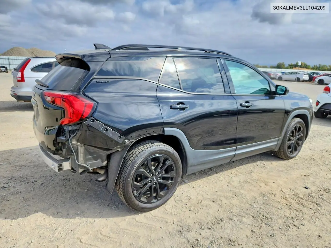 2020 GMC TERRAIN VIN 3GKALMEV3LL104209 — фото 3