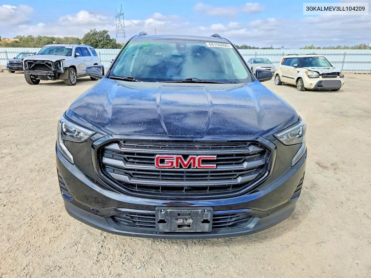 2020 GMC TERRAIN VIN 3GKALMEV3LL104209 — фото 5