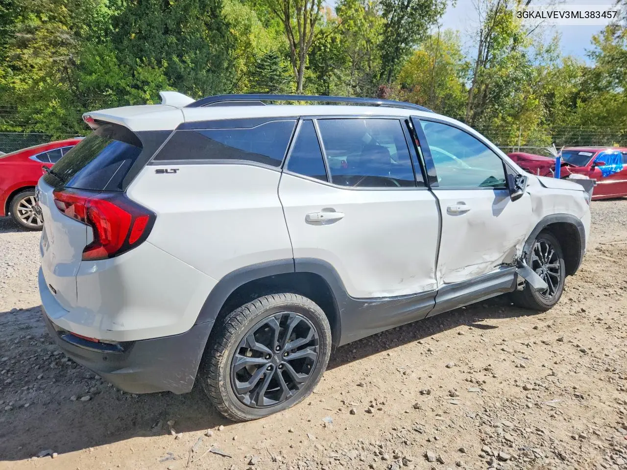 2021 GMC TERRAIN VIN 3GKALVEV3ML383457 — фото 3