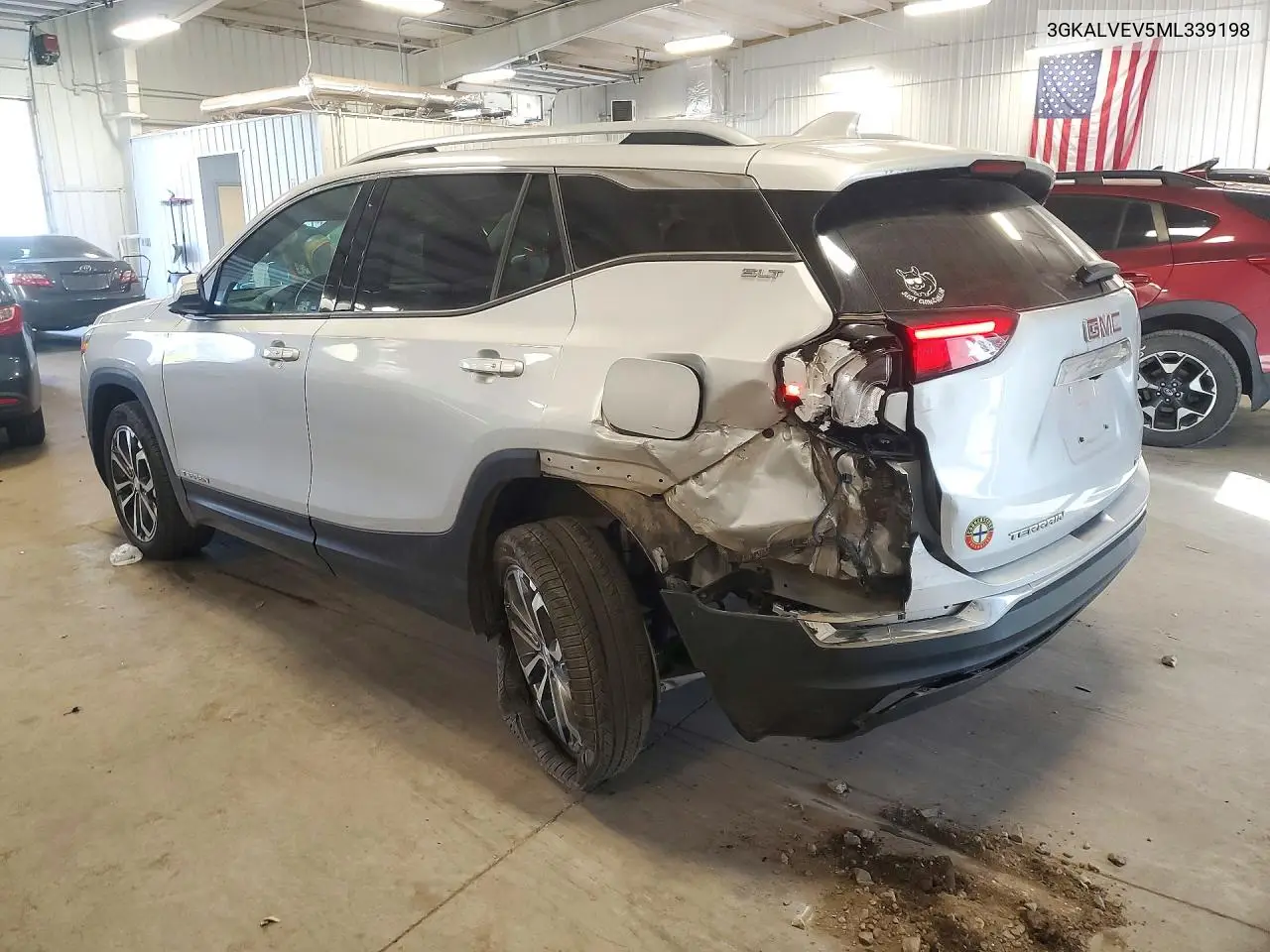 2021 GMC TERRAIN VIN 3GKALVEV5ML339198 — фото 2