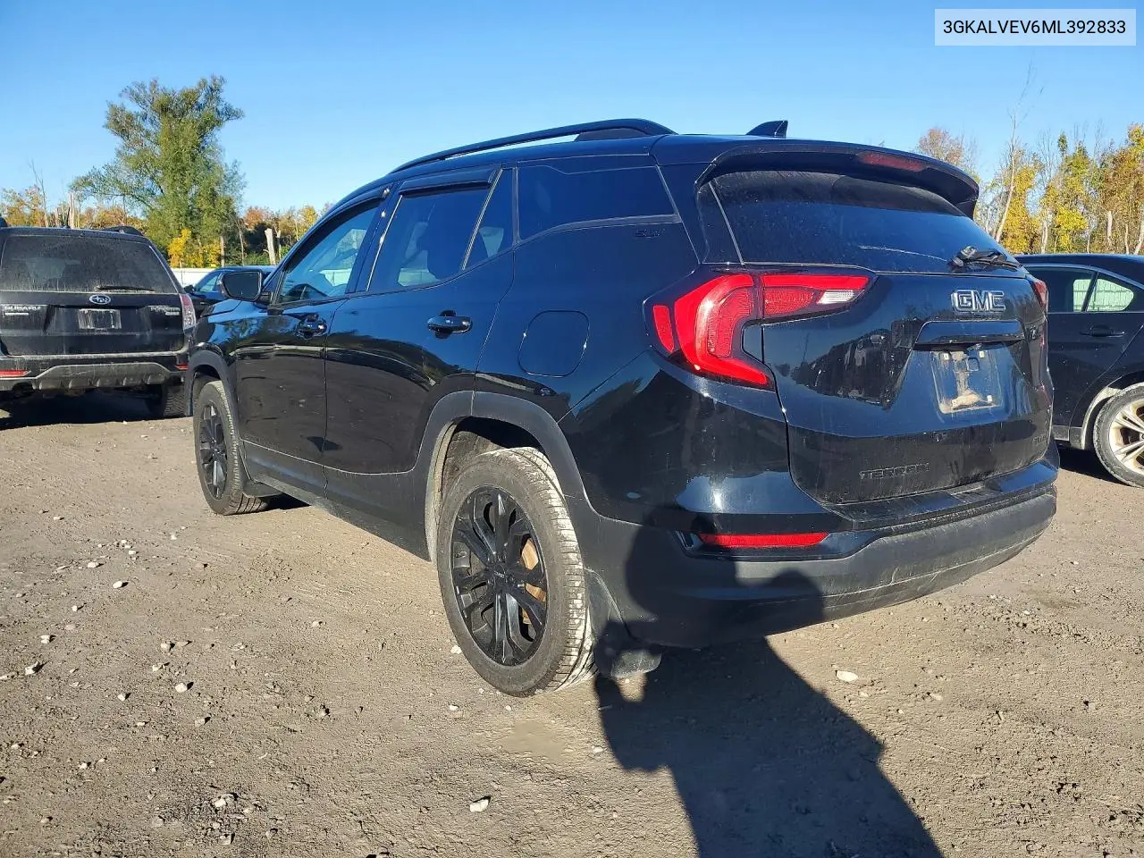 2021 GMC TERRAIN VIN 3GKALVEV6ML392833 — фото 2
