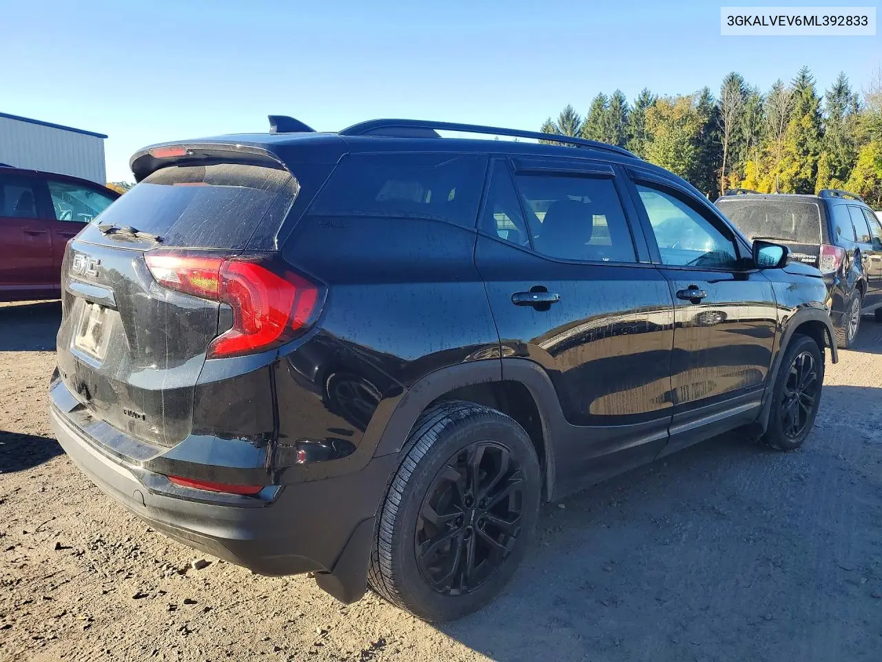 2021 GMC TERRAIN VIN 3GKALVEV6ML392833 — фото 3