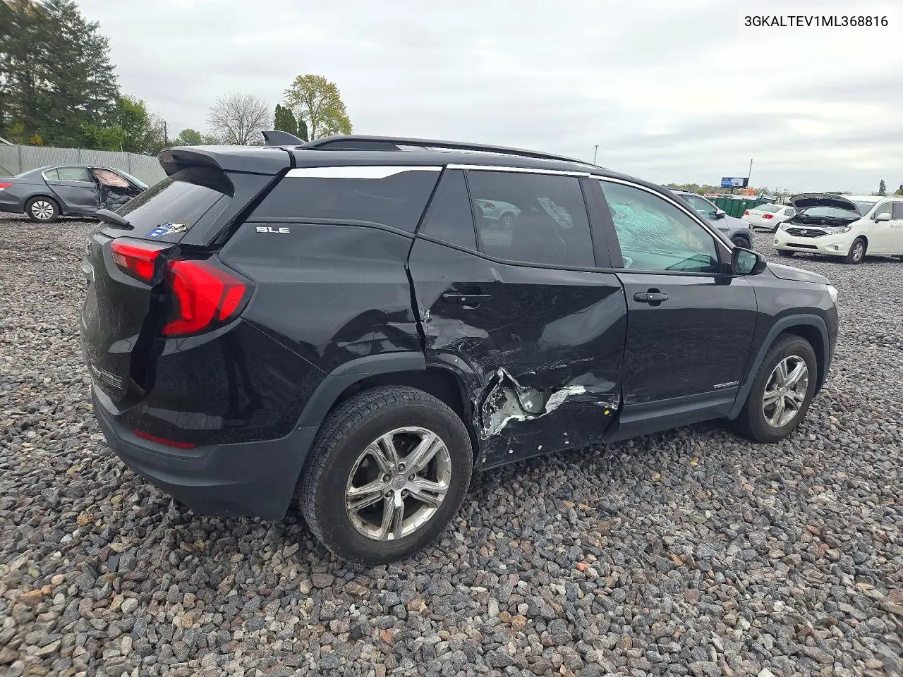 2021 GMC TERRAIN VIN 3GKALTEV1ML368816 — фото 3