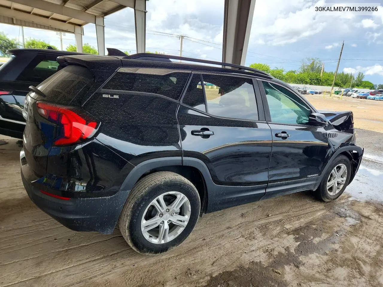 2021 GMC TERRAIN VIN 3GKALMEV7ML399266 — фото 3