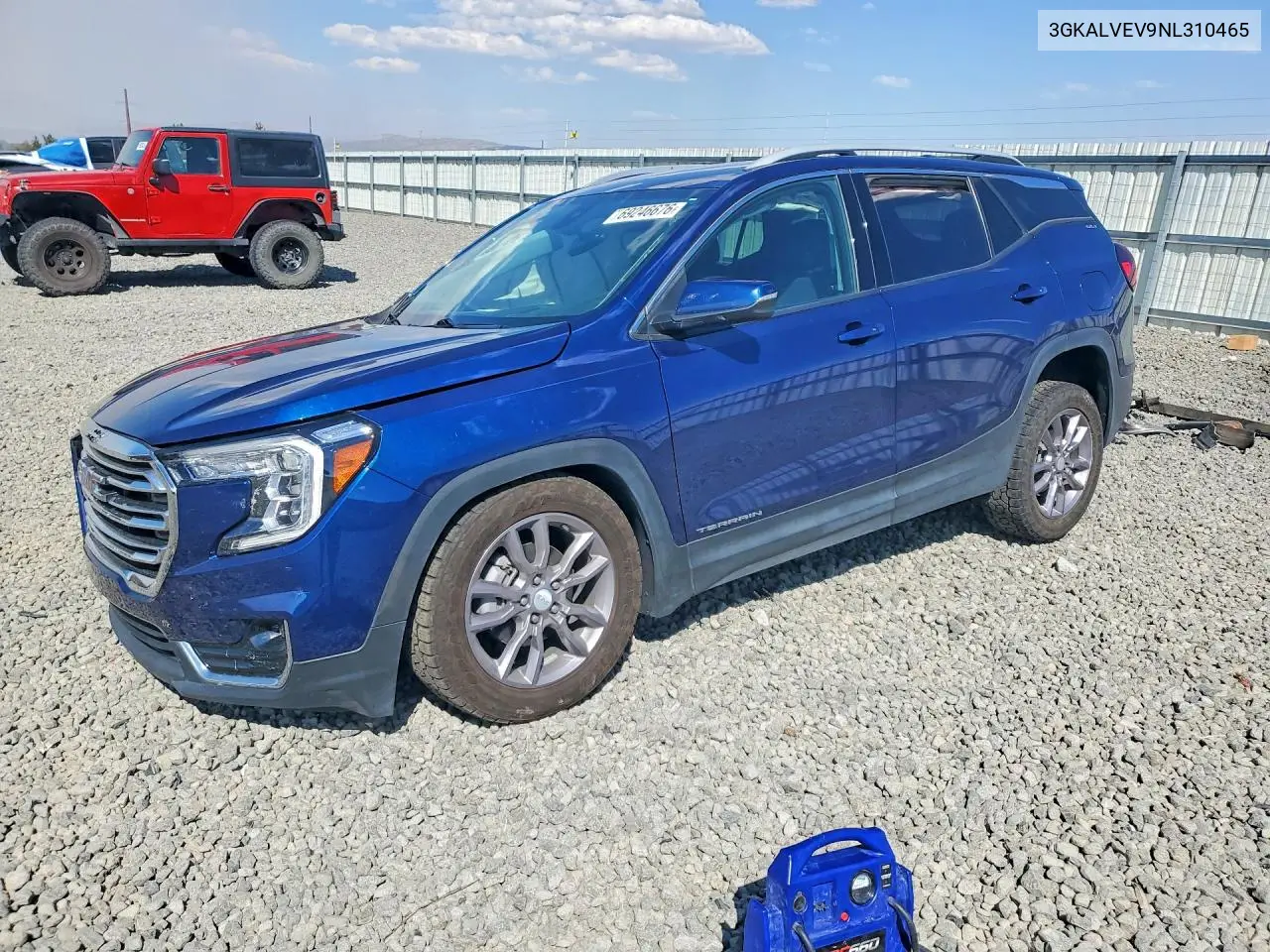 GMC TERRAIN 2022, VIN 3GKALVEV9NL310465