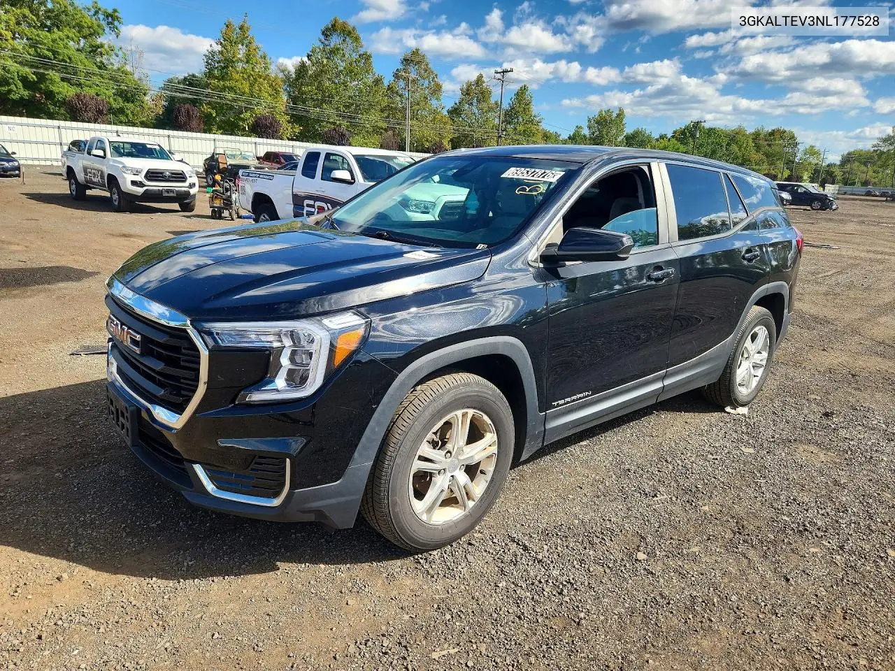 GMC TERRAIN 2022, VIN 3GKALTEV3NL177528