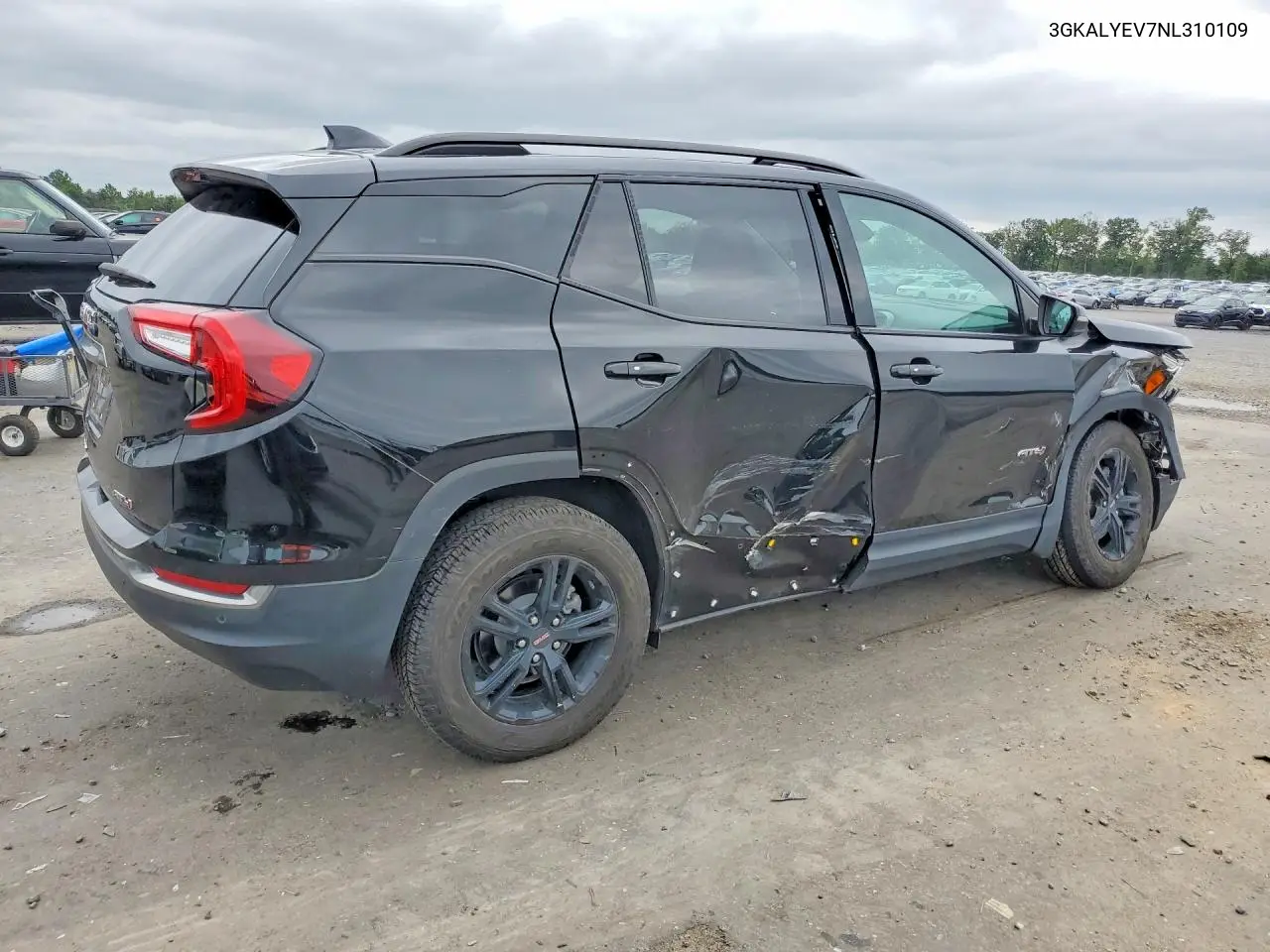 2022 GMC TERRAIN VIN 3GKALYEV7NL310109 — фото 3