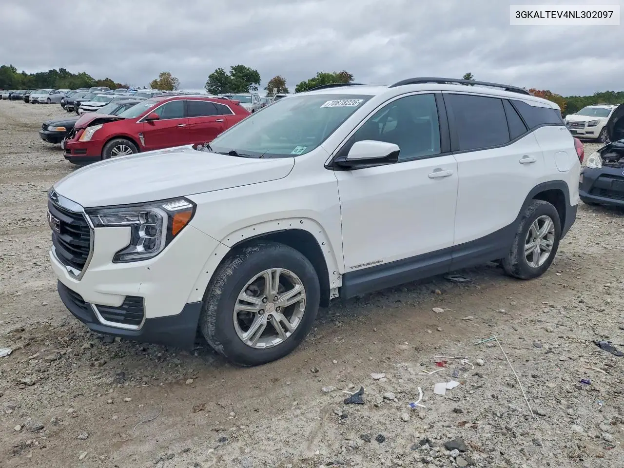 GMC TERRAIN 2022, VIN 3GKALTEV4NL302097