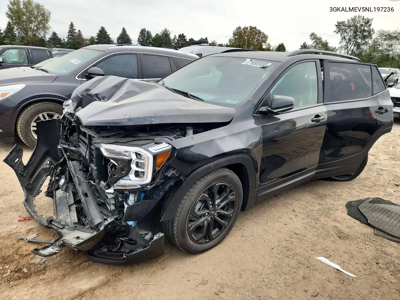 GMC TERRAIN 2022, VIN 3GKALMEV5NL197236
